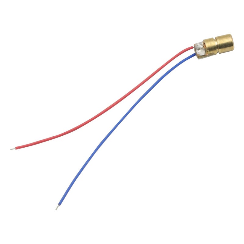 GODIYMODULES 20pcs 3v~5V 650nm 5mW Red Dot Laser Head Red Laser Diode Laser Tube Head Outer Diameter 6mm with Leads - Image 3